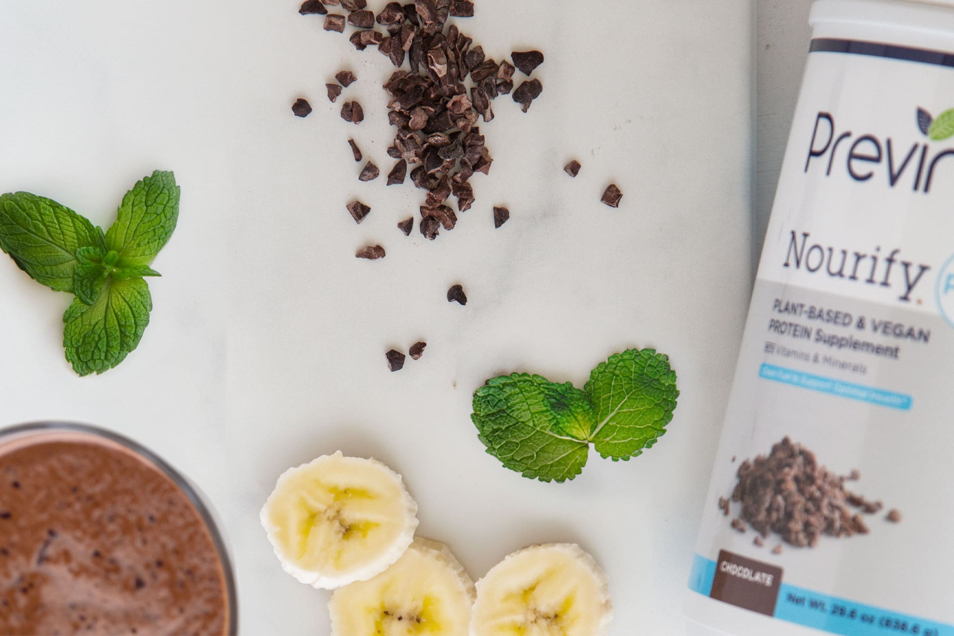 Sweet Mint Chocolate Chip Smoothie